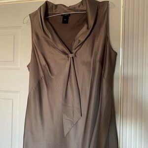 Ann Taylor Brown Sleeveless Top